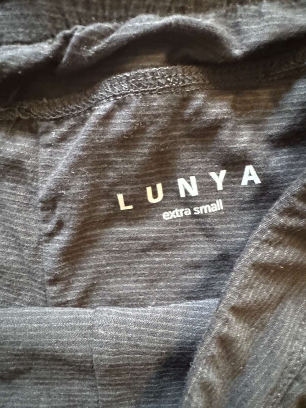 Lunya Cool Shorts Black lounge sleep shorts cotton stretch blend XS NEW NWT - Picture 3 of 7